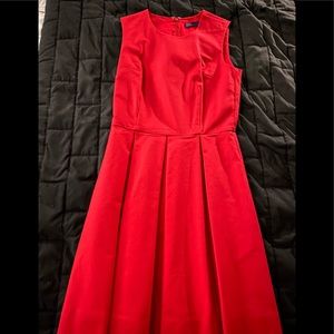 Gap A-Line red dress worn once, like new condition. Smoke free home.